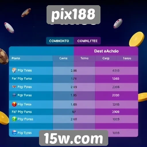 Comparativa entre pix188 e outras plataformas de jogos